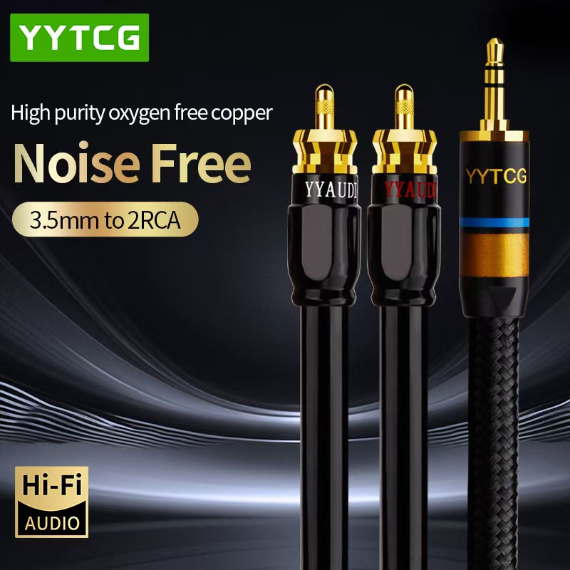 Home Cinema Amplifier - YYTCG RCA Cable HiFi Stereo 3.5mm