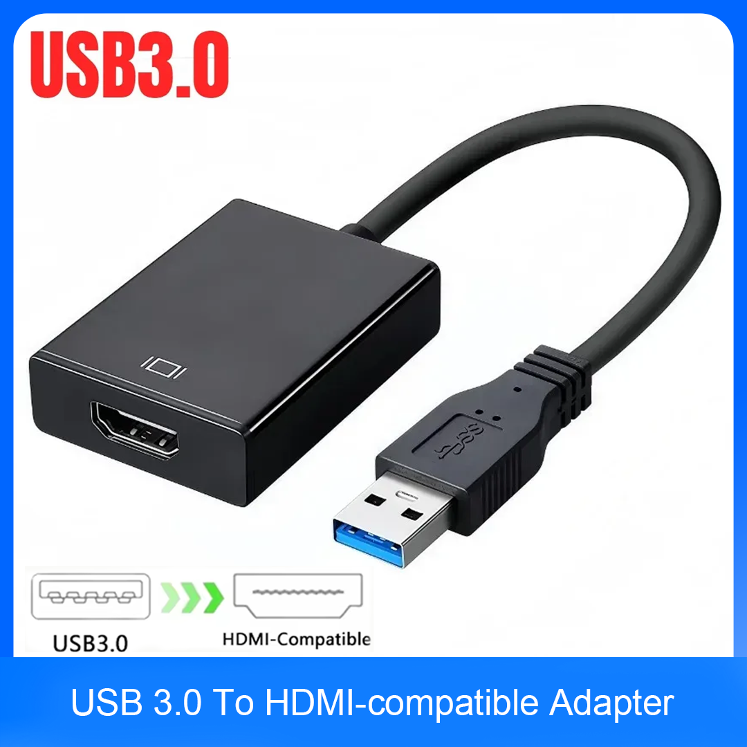 Home Cinema Projector - USB 3.0 to HDTV‑Compatible Adapter Cable