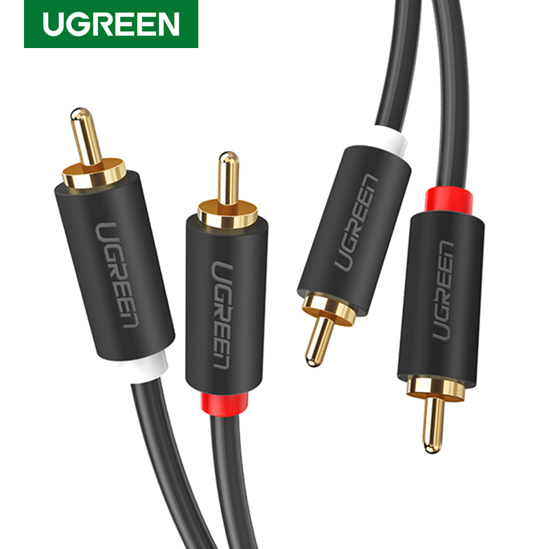 Home Cinema Amplifier - UGREEN 2RCA to 2 RCA Male