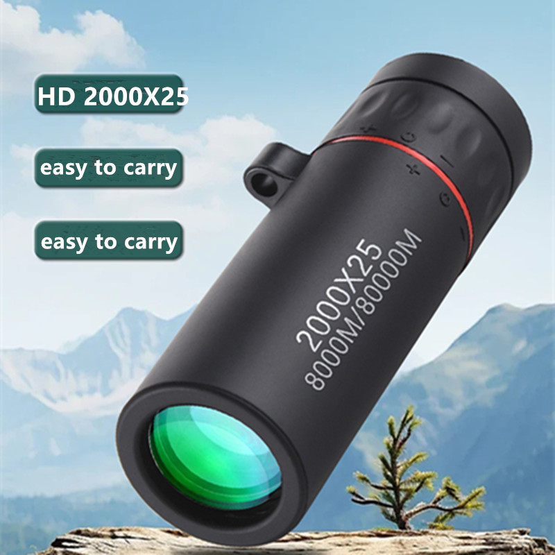 Home Cinema Center - Outdoor 2000x25 HD Monocular Telescope Mini