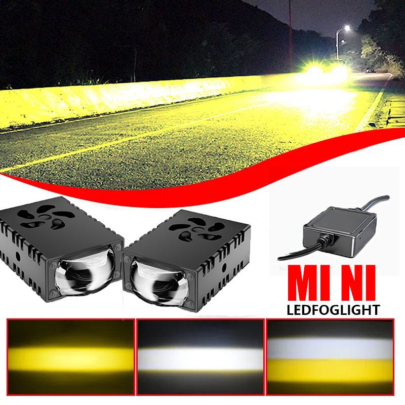 Home Cinema Projector - 1PCS/2PCS Mini LED Driving Light Projector
