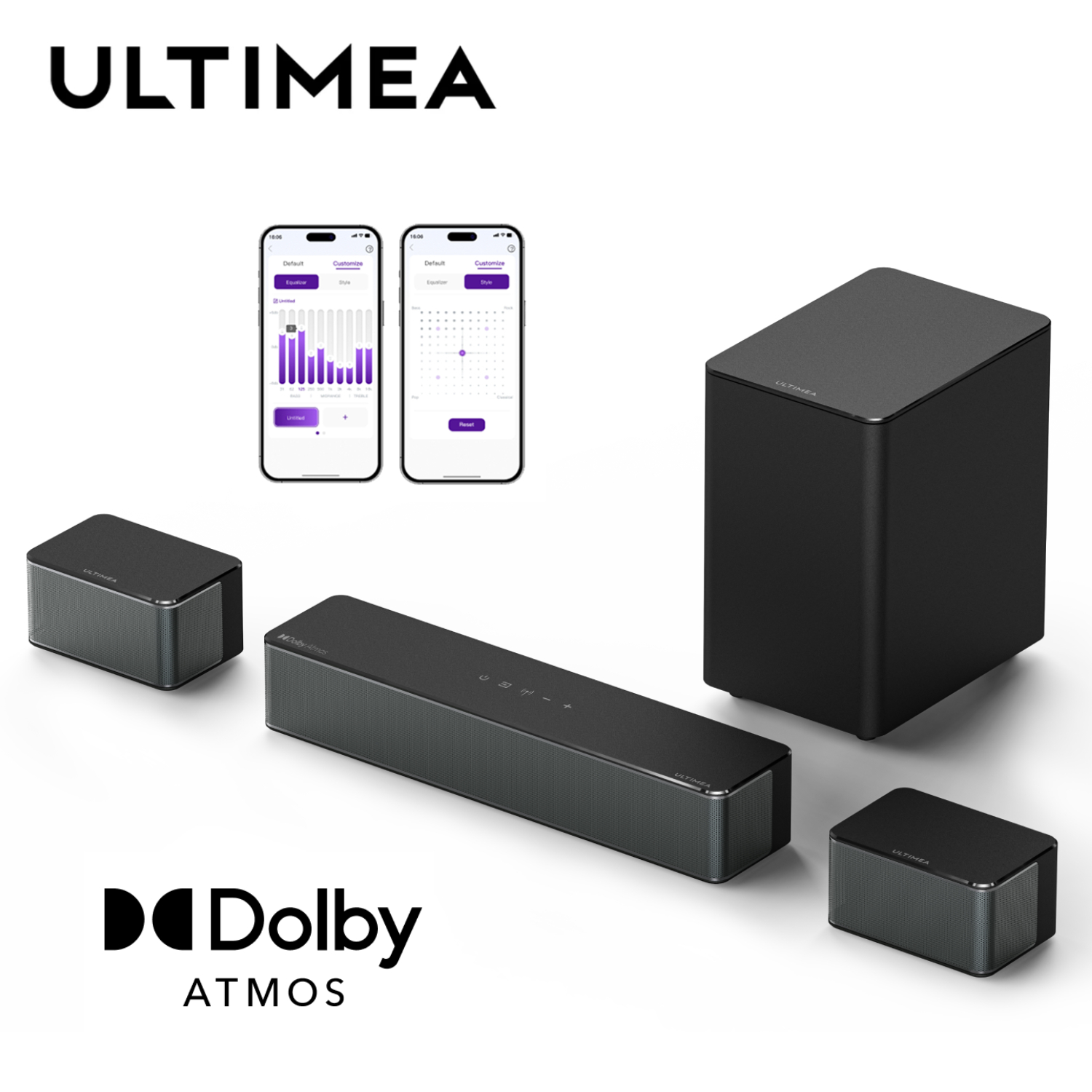Home Cinema Ultimea - ULTIMEA Poseidon M4T Soundbar 5.1 Channel