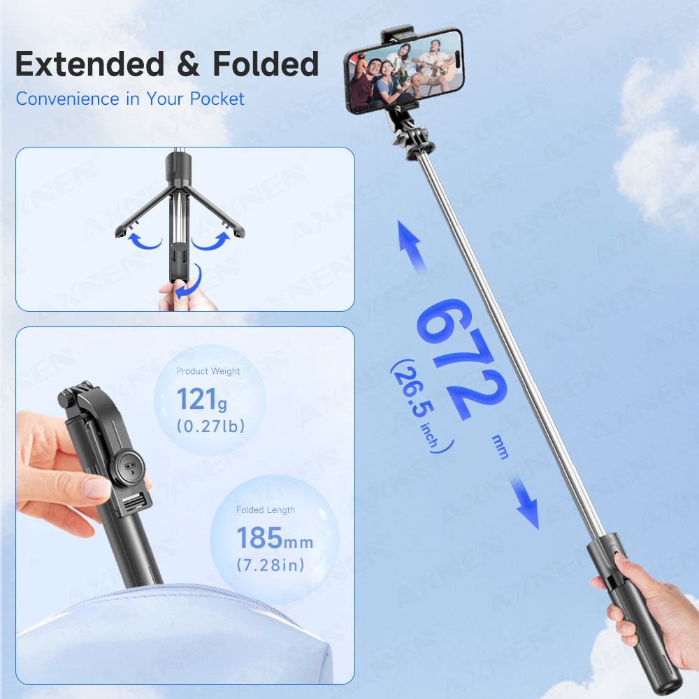 Selfie Stick Tripod with Detac - Smart Tv Stick recension och pris