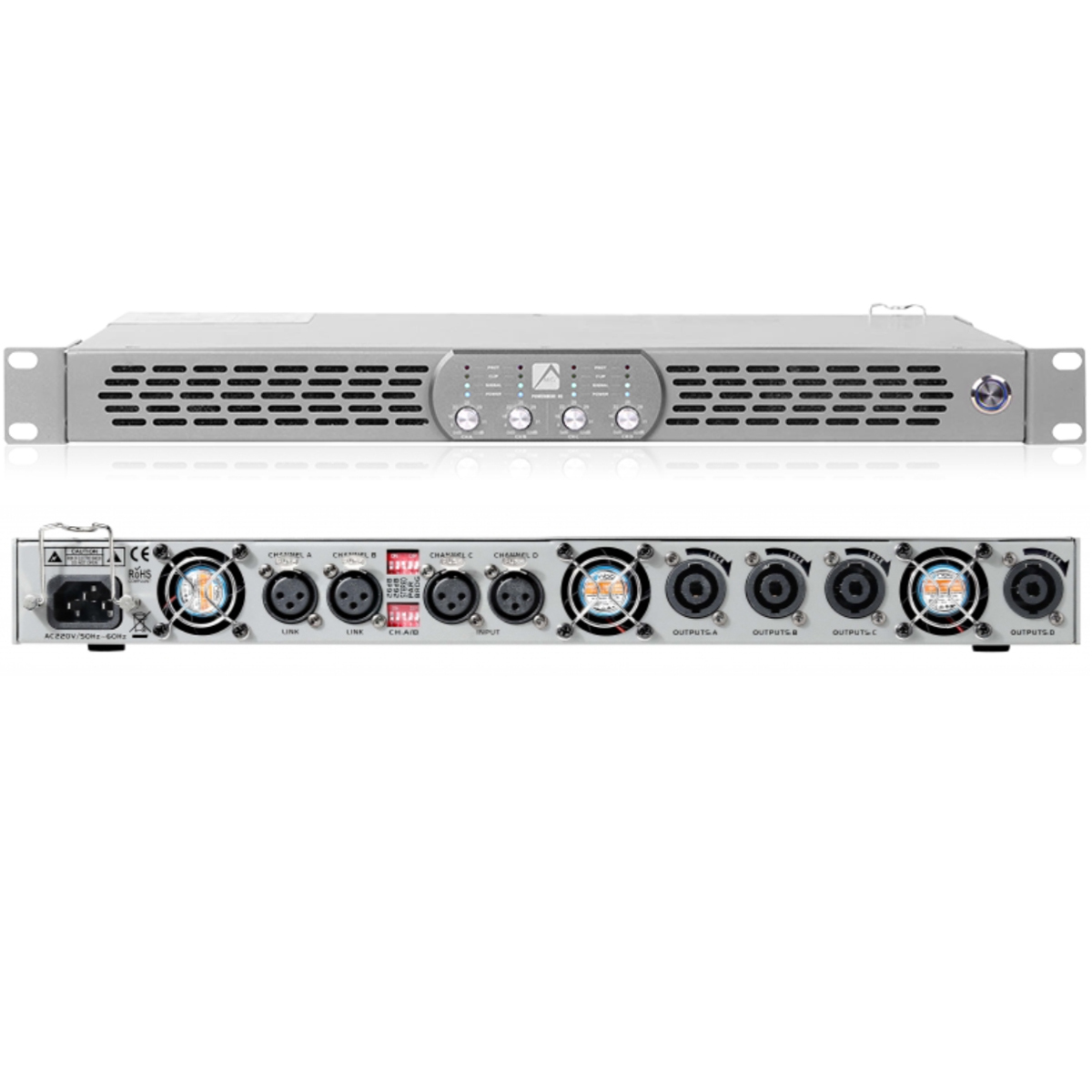 1U Digital Power Amplifier 4Ch - Home Cinema Amplifier recension och pris