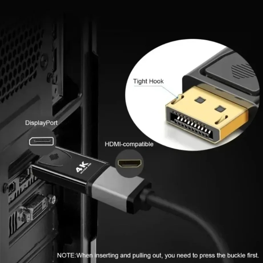 4K/1080P DP DisplayPort to HDM - Home Cinema Projector recension och pris