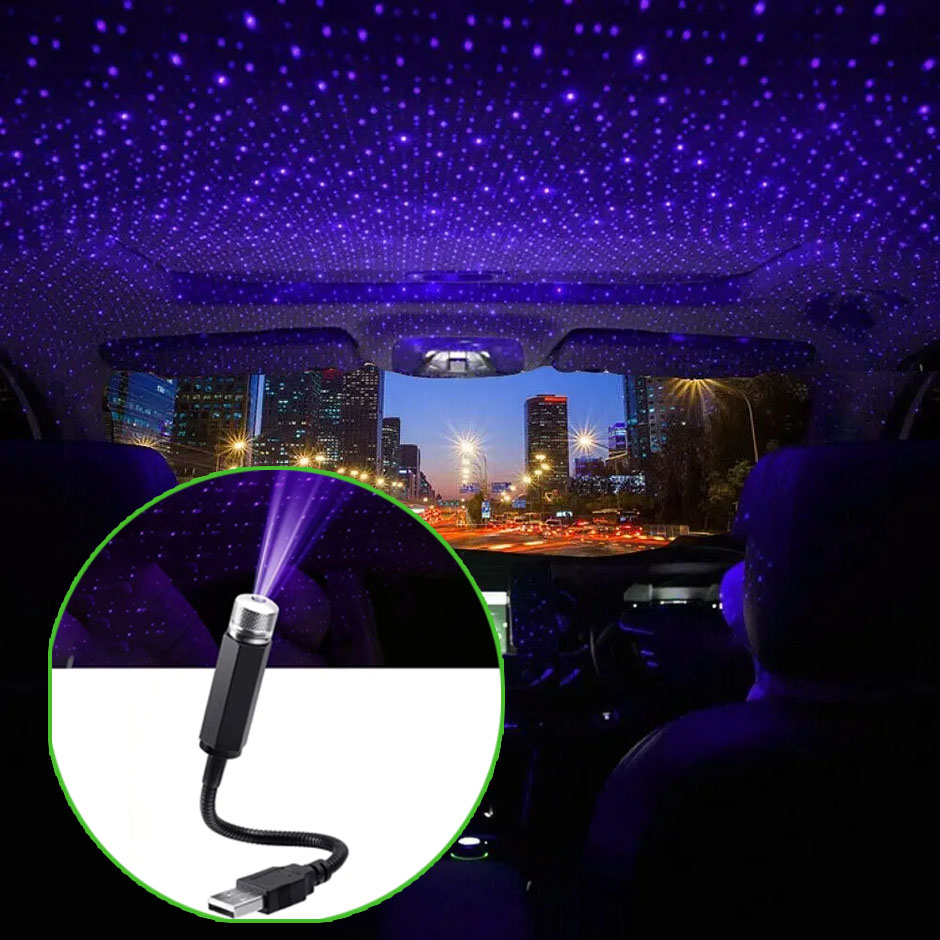 QXNY 1pcs Mini LED Car Roof St - Home Cinema Projector recension och pris