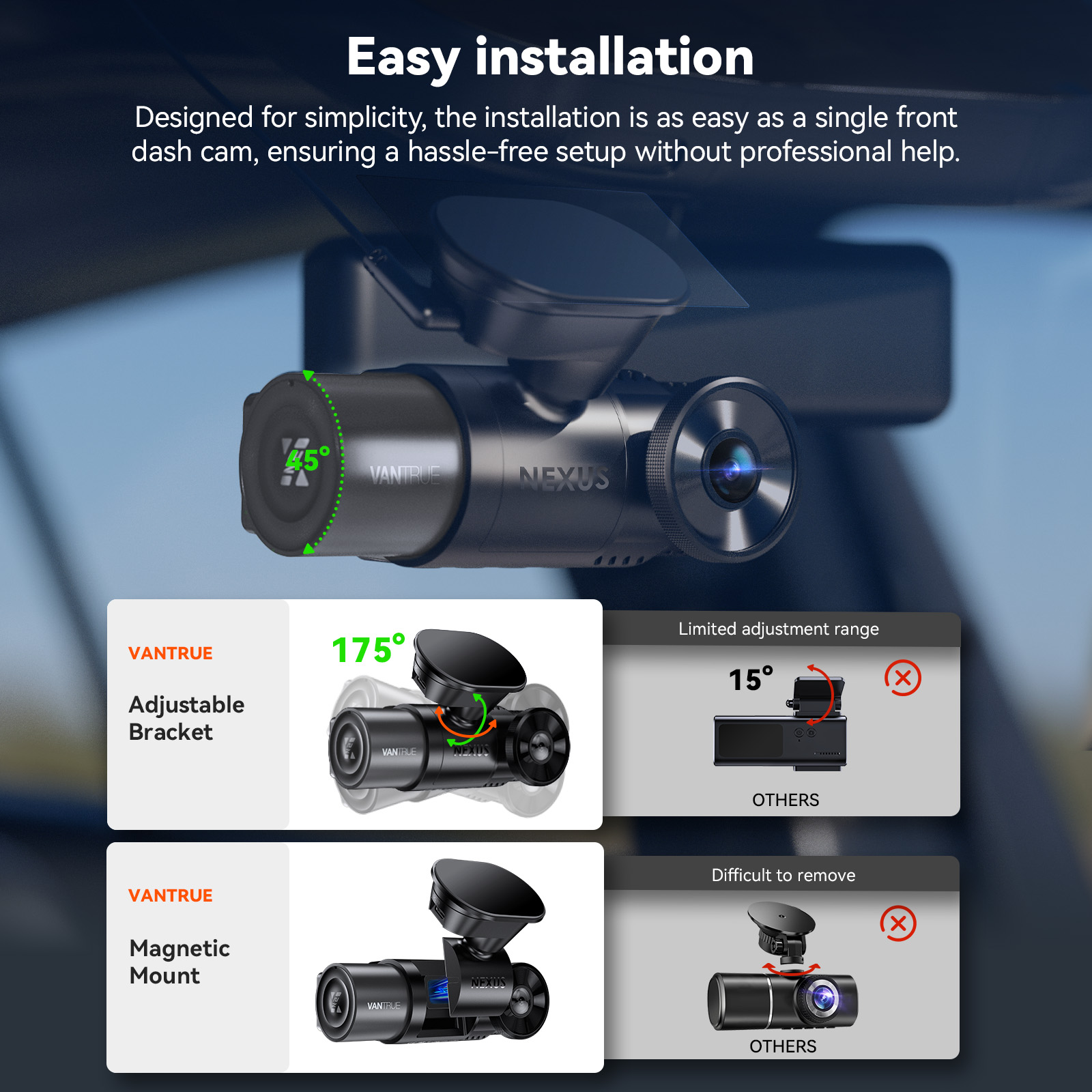 Vantrue N2X 2.7K HDR Dashcam F - Home Cinema Blu Ray Sony recension och pris