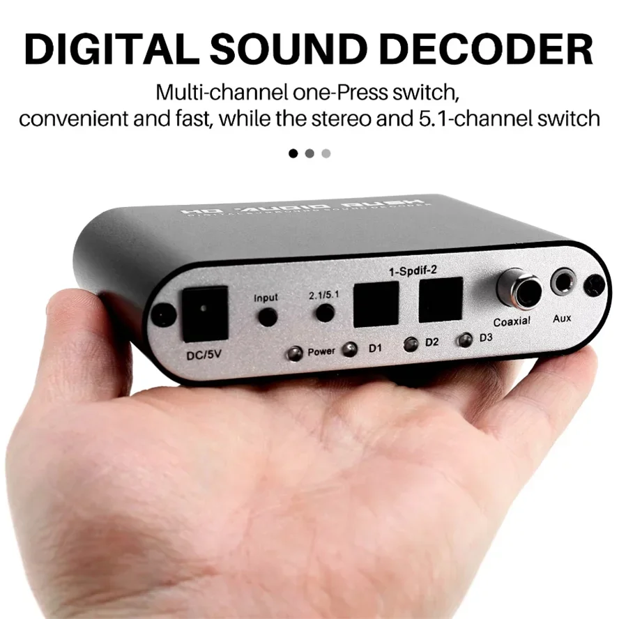 Digital to Analog 5.1 Audio De - Surround Sound Decoder recension och pris