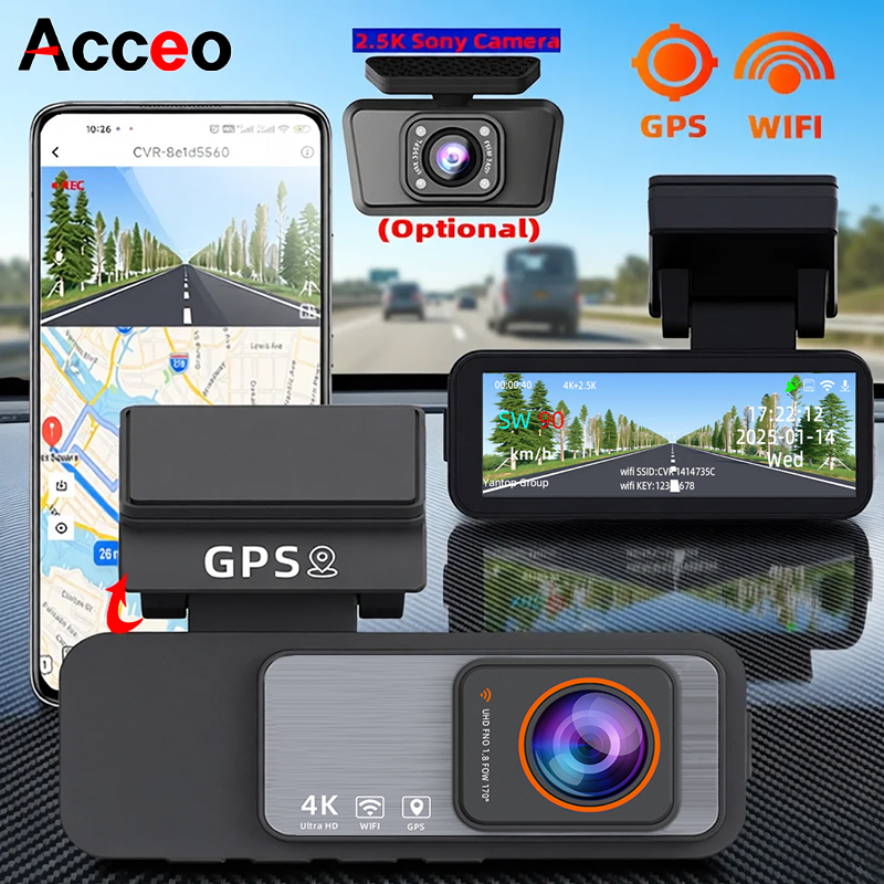 ACCEO 4K Car Dashcam Car DVR w - Home Cinema Blu Ray Sony recension och pris