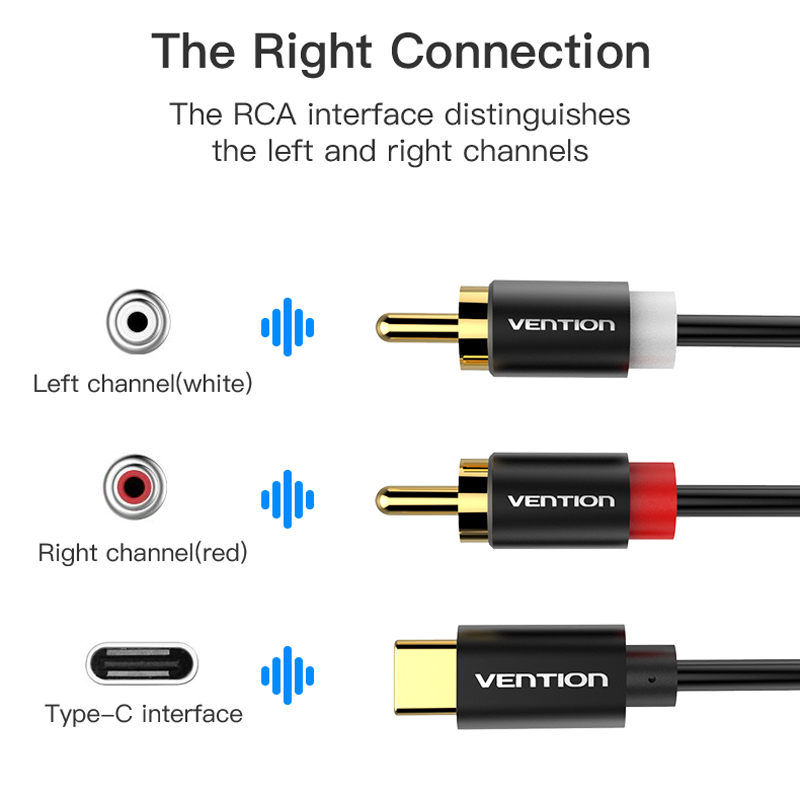USB C RCA Audio Cable Type-C t - Home Cinema Amplifier recension och pris