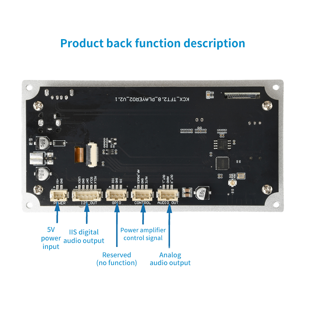 2.8 inch TFT Color Screen Blue - Surround Sound Decoder recension och pris