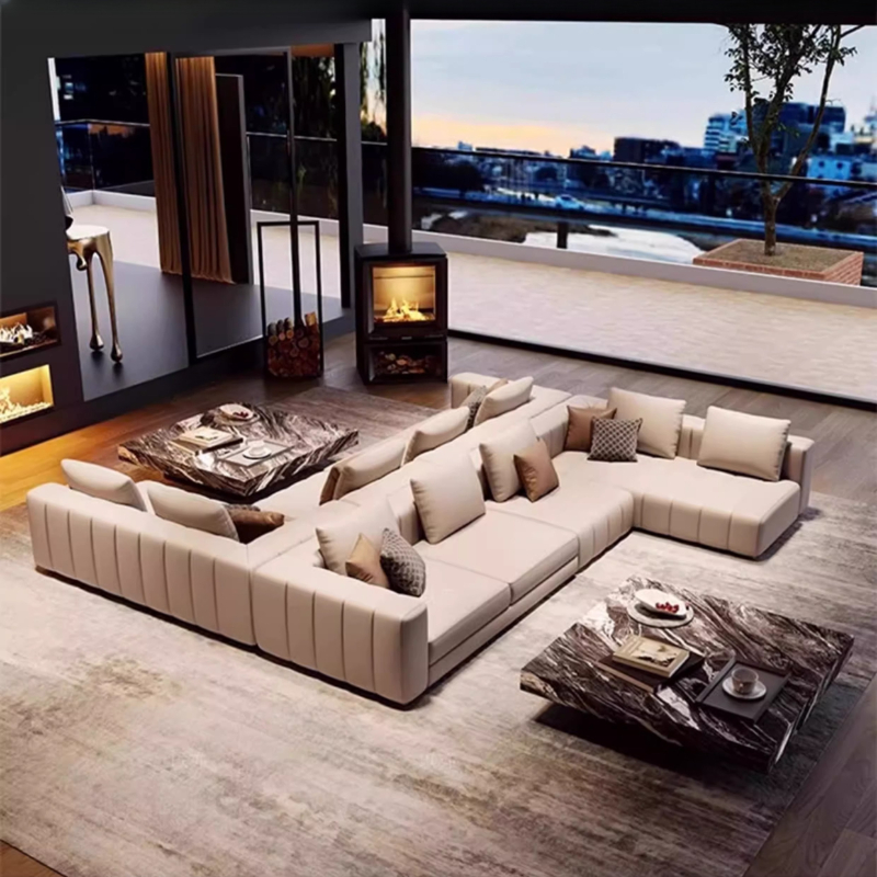 Italian Genuine Leather Sofas  - Home Cinema Room Accessories recension och pris