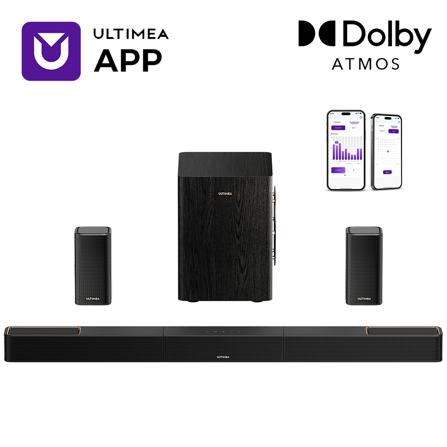 ULTIMEA 5.1.2 Surround Sound S - Home Cinema Ultimea recension och pris