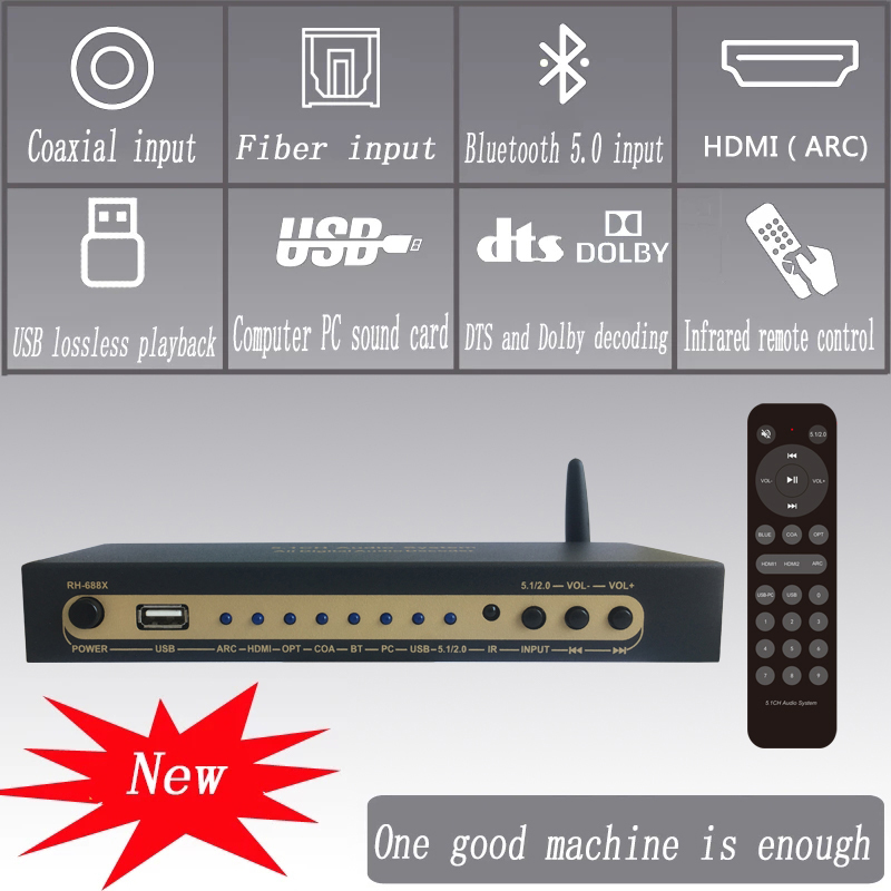 DTS AC3 Digital Audio 5.1 Deco - Surround Sound Decoder recension och pris