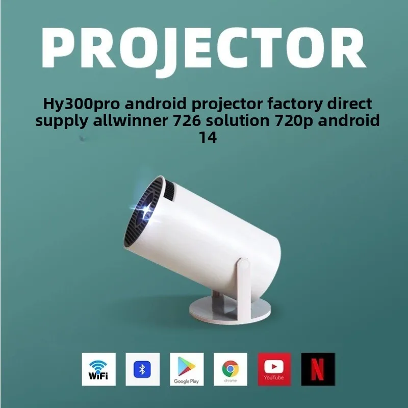 HY300Pro Portable 4K HD Projec - Home Cinema Projector recension och pris