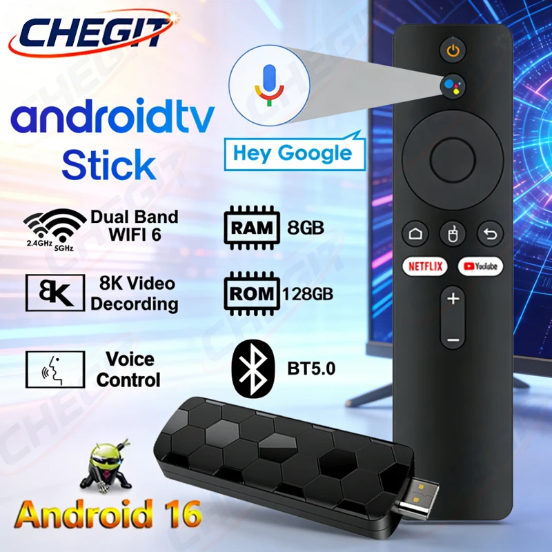 Android 16 8K Ultra HD TV Stic - Home Cinema App recension och pris