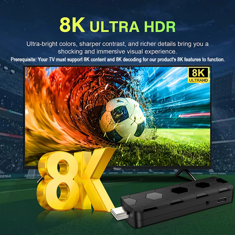 Android 16 8K Ultra HD TV Stic - Home Cinema App recension och pris