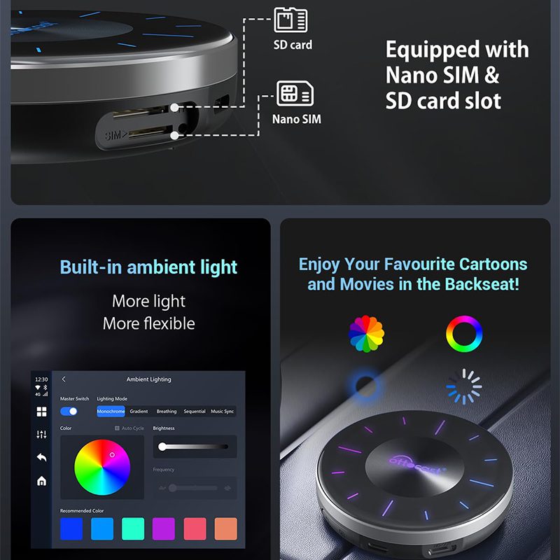 OTTOCAST P3 CarPlay AI Box Wir - Smart Tv Stick recension och pris