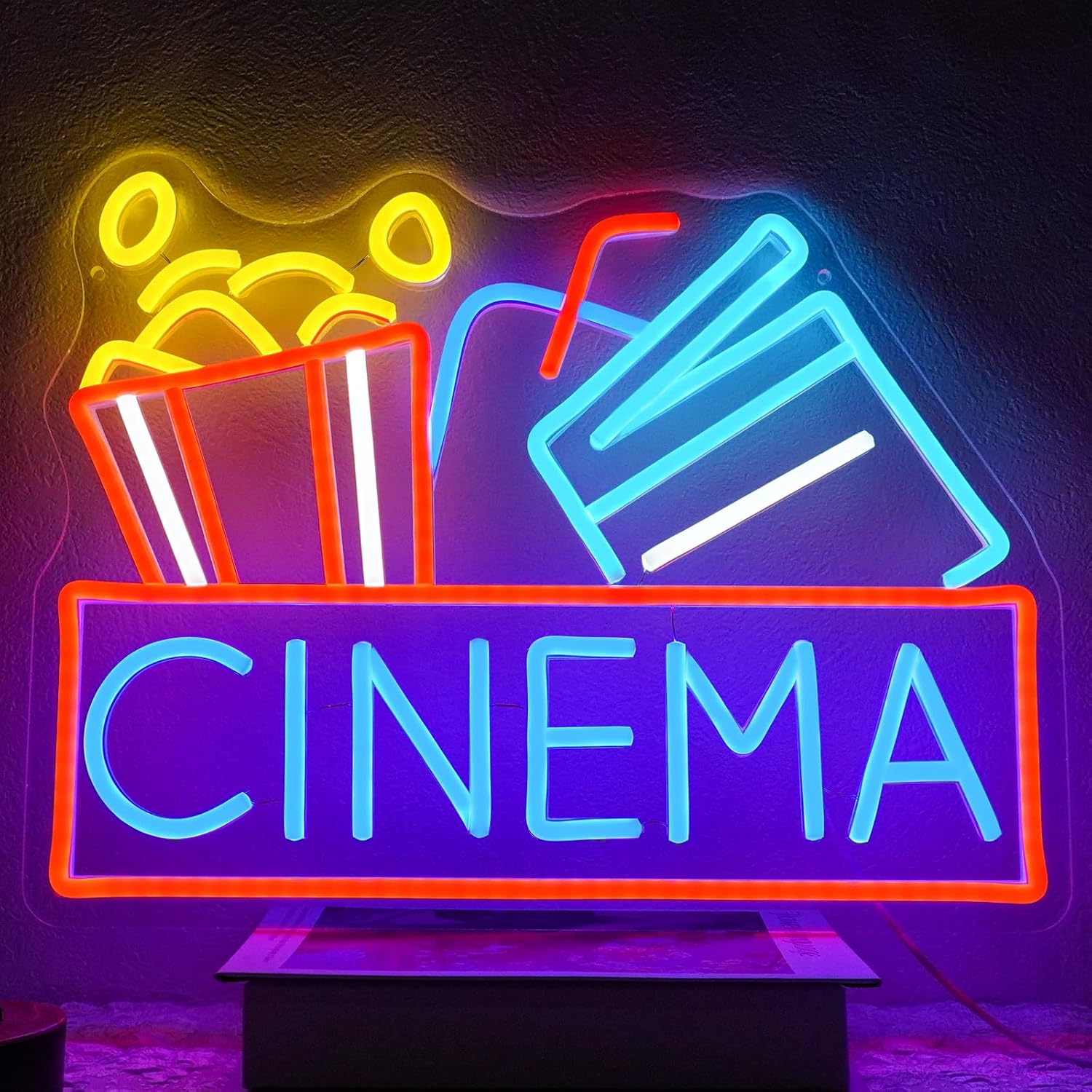 Cinema Neon Sign USB Powered L - Home Cinema Ultimea recension och pris