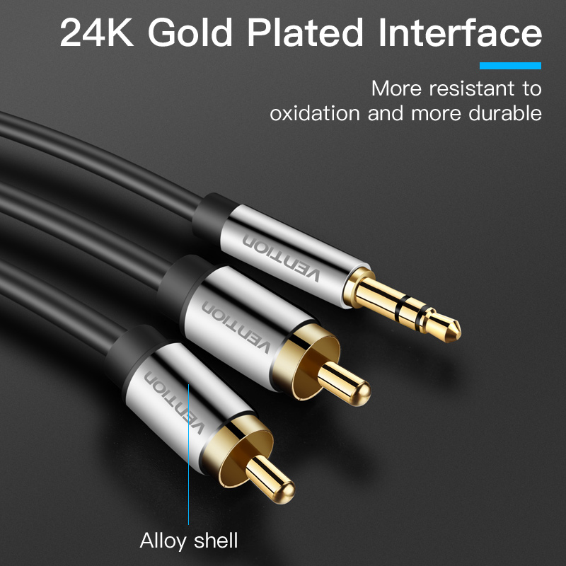 Vention RCA Cable 3.5 to 2rca  - Home Cinema Amplifier recension och pris